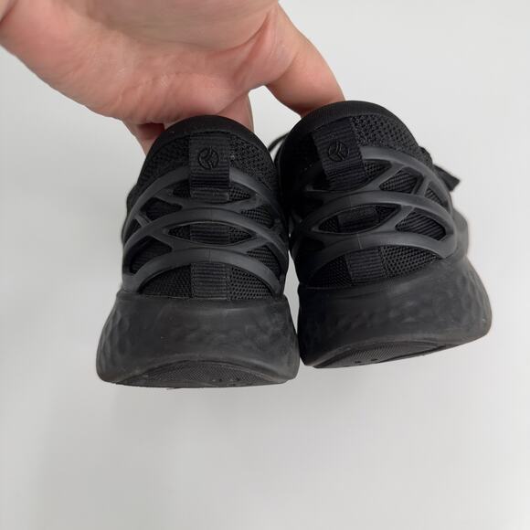 Kizik Athens Blackout 7.5 Sneaker Athletic Running Black Tie‎ Hands Free - Picture 5 of 12